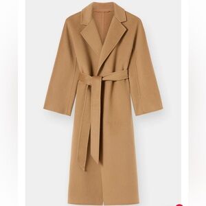 Women's Camel Wool/Cashmere Long Coat